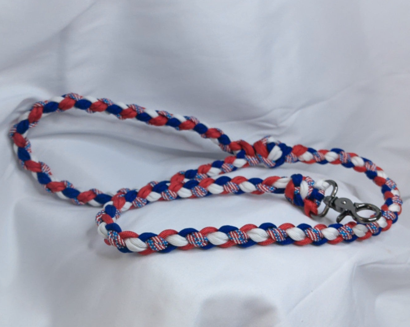31" Patriotic Paracord Dog Leash